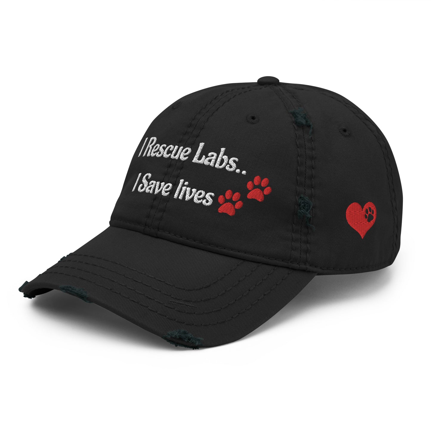 Embroidered I Rescue Labs Hat