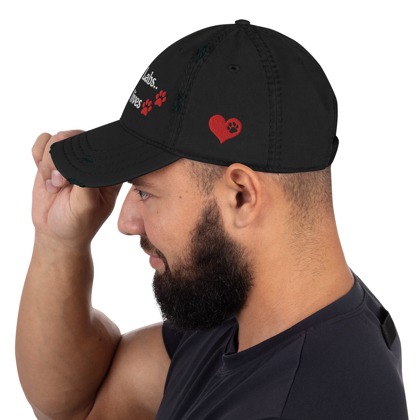 Embroidered I Rescue Labs Hat