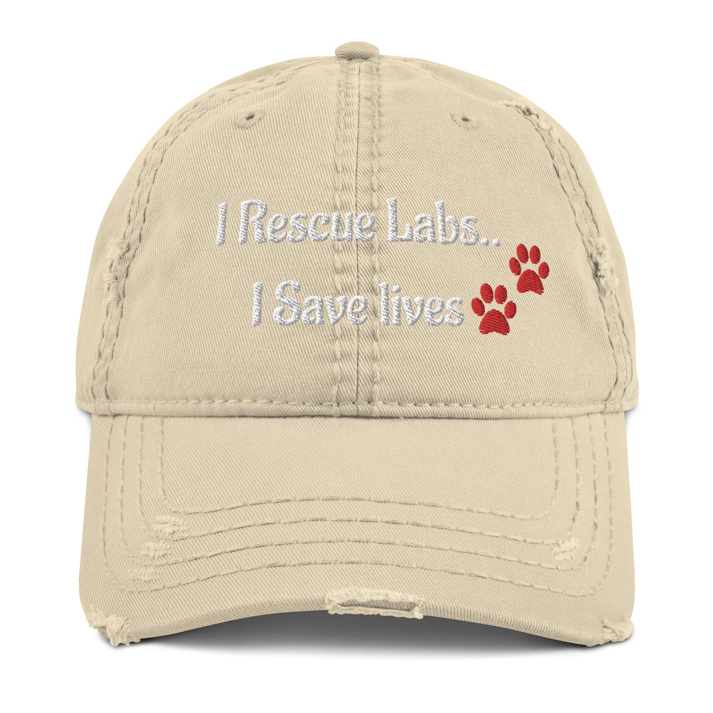 Embroidered I Rescue Labs Hat