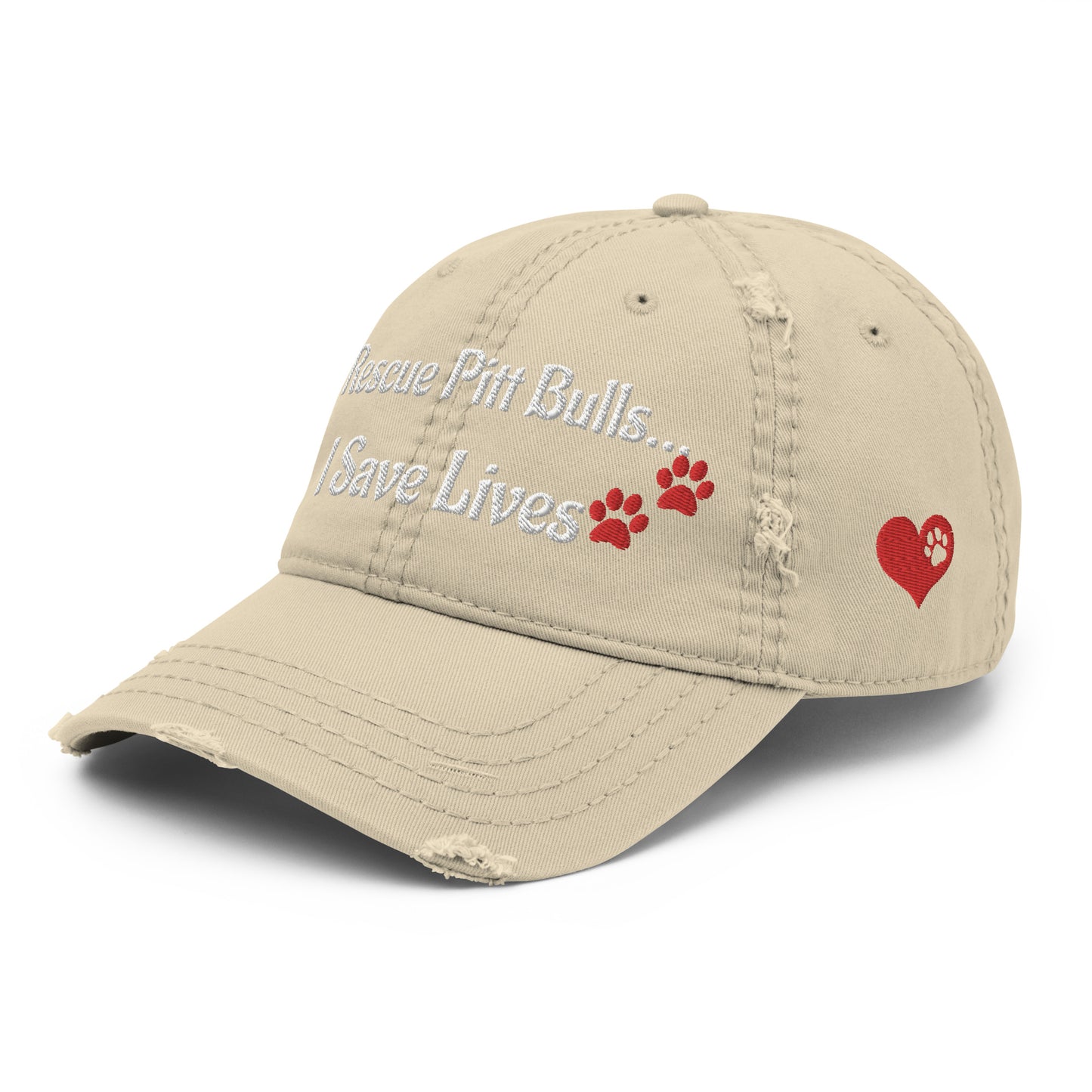 I Rescue Pit Bulls Hat