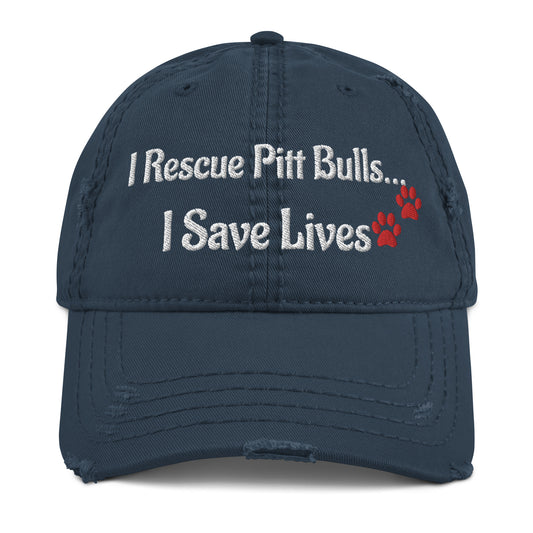 I Rescue Pit Bulls Hat