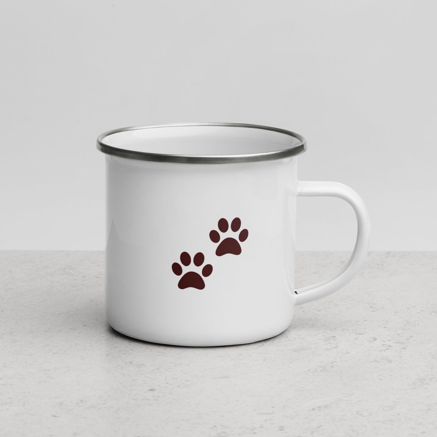 Rescue Love Repeat Enamel Mug