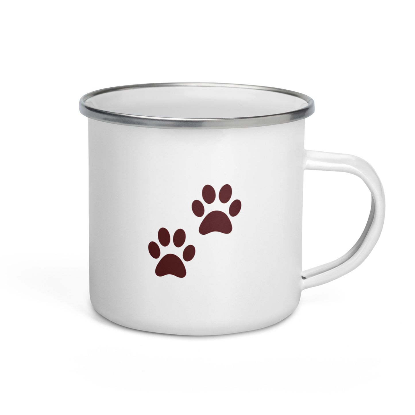 Keep Calm and Pet Cats Enamel Mug