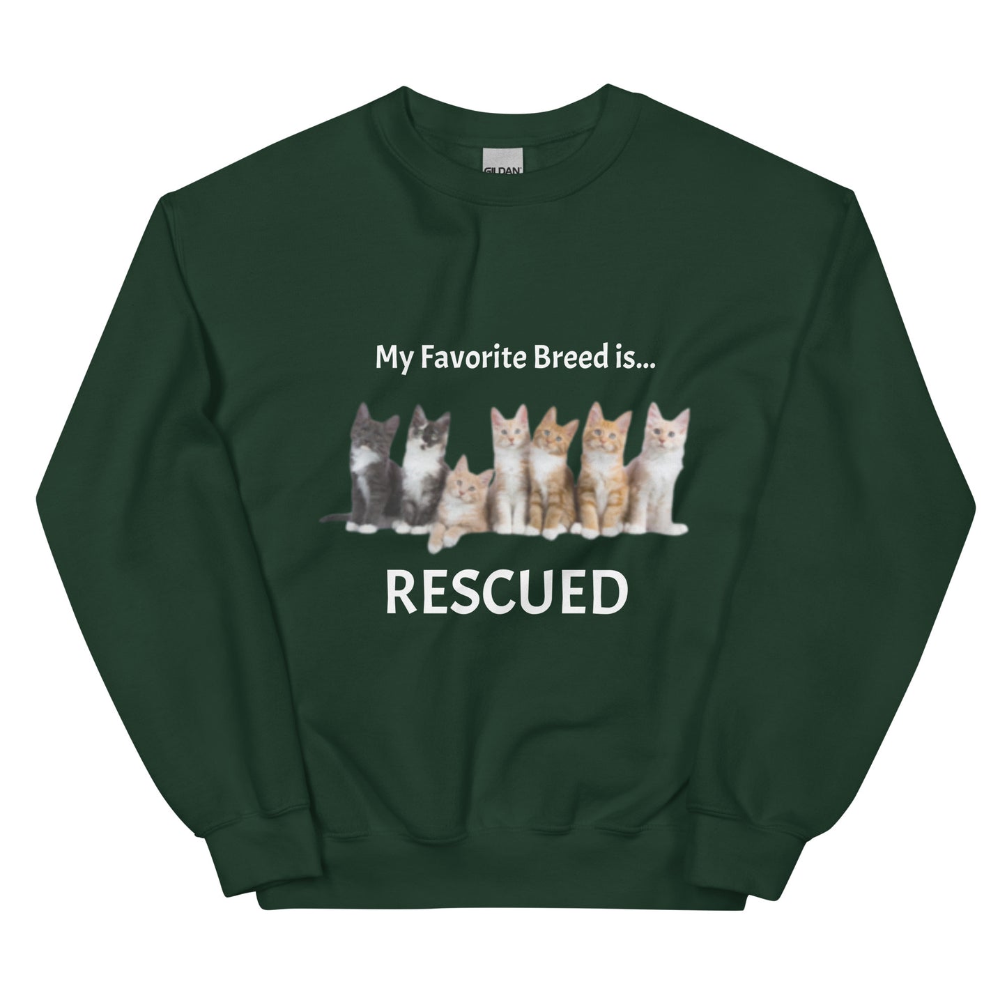 Best things in life are rescued Sweatshirt