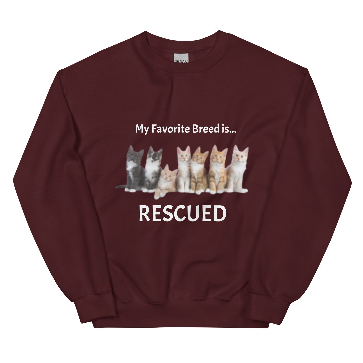 Best things in life are rescued Sweatshirt