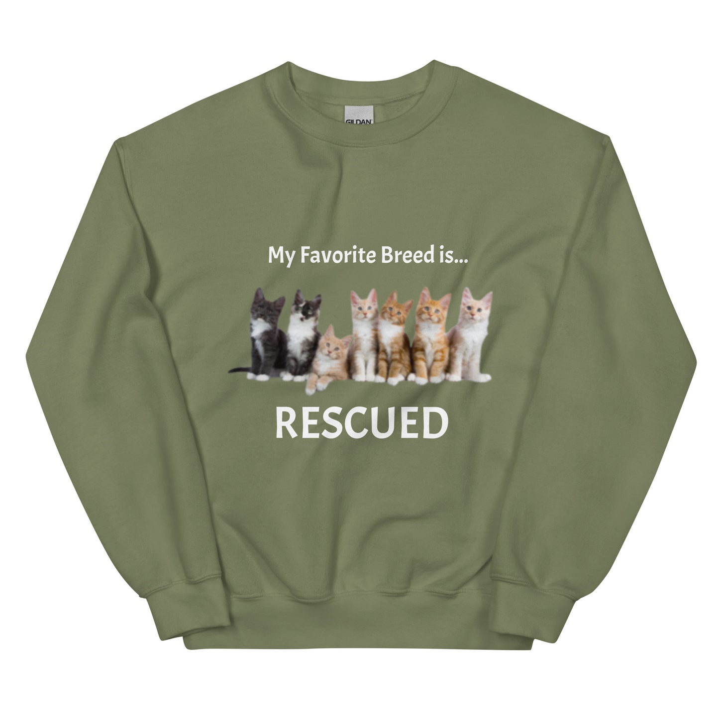 Best things in life are rescued Sweatshirt