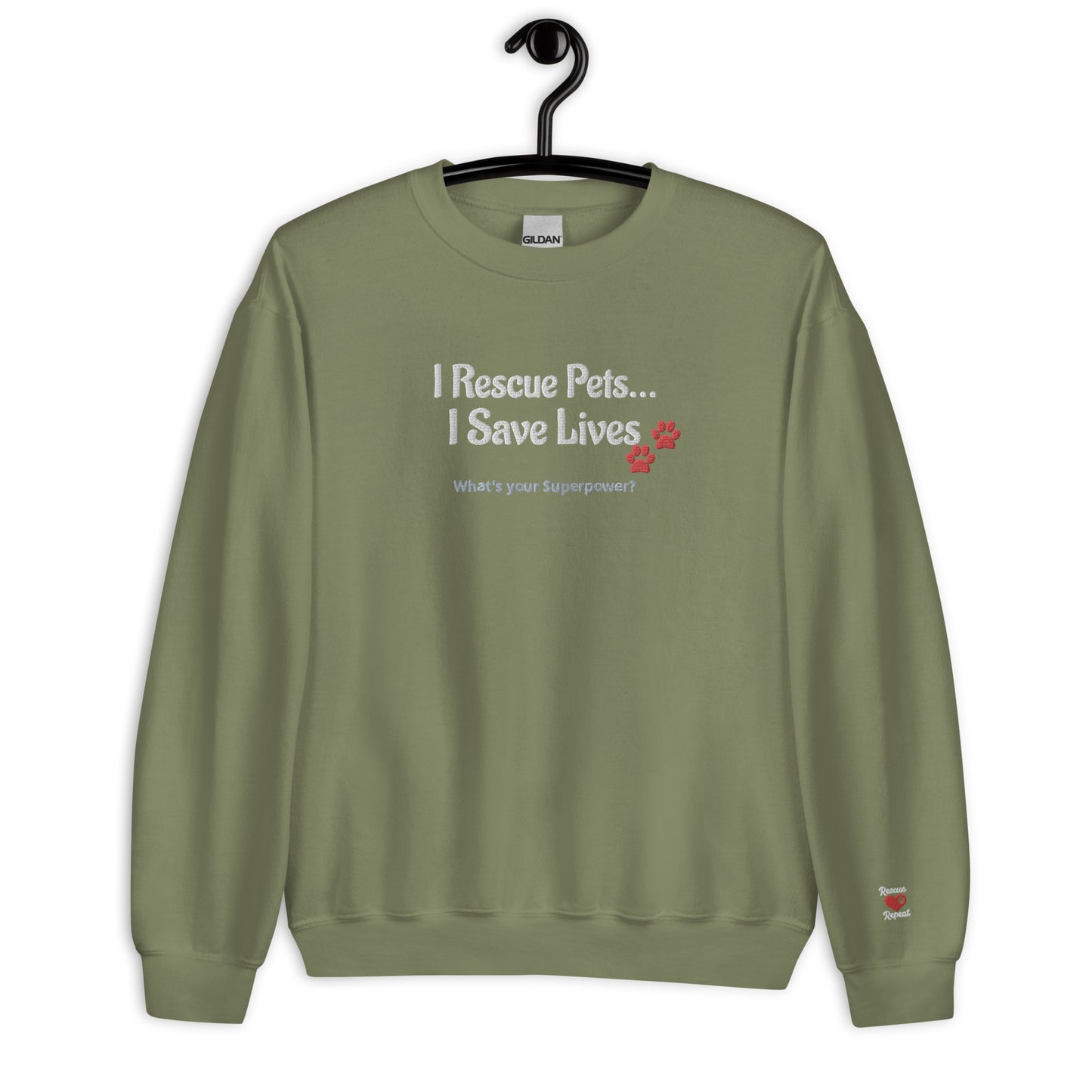 I Rescue Pets Sweatshirt