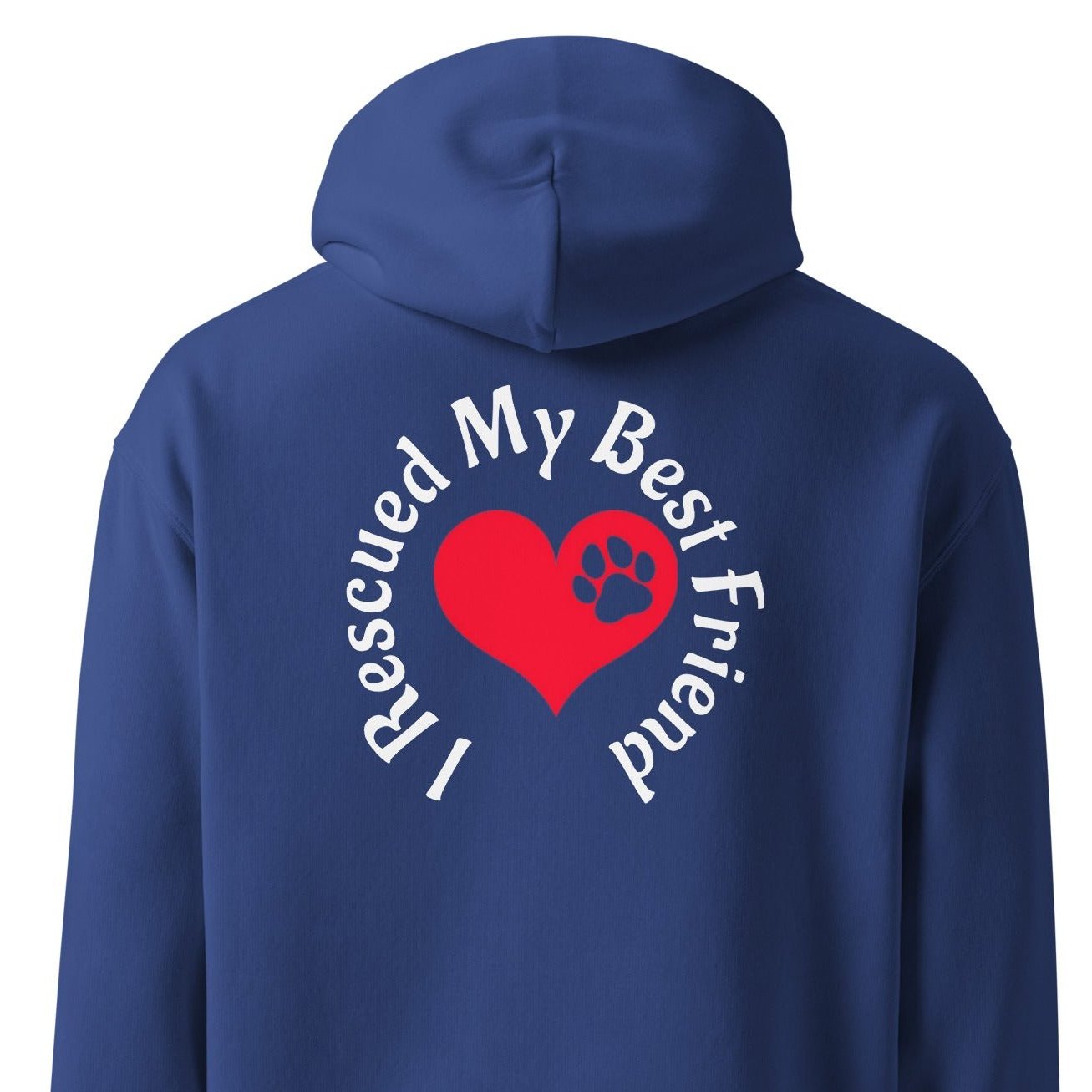 I Rescued My Best Friend Unisex oversized hoodie