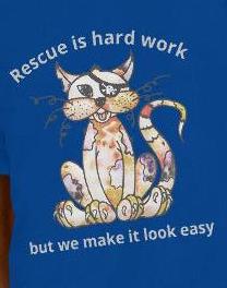 Rescue is hard work.. t-shirt