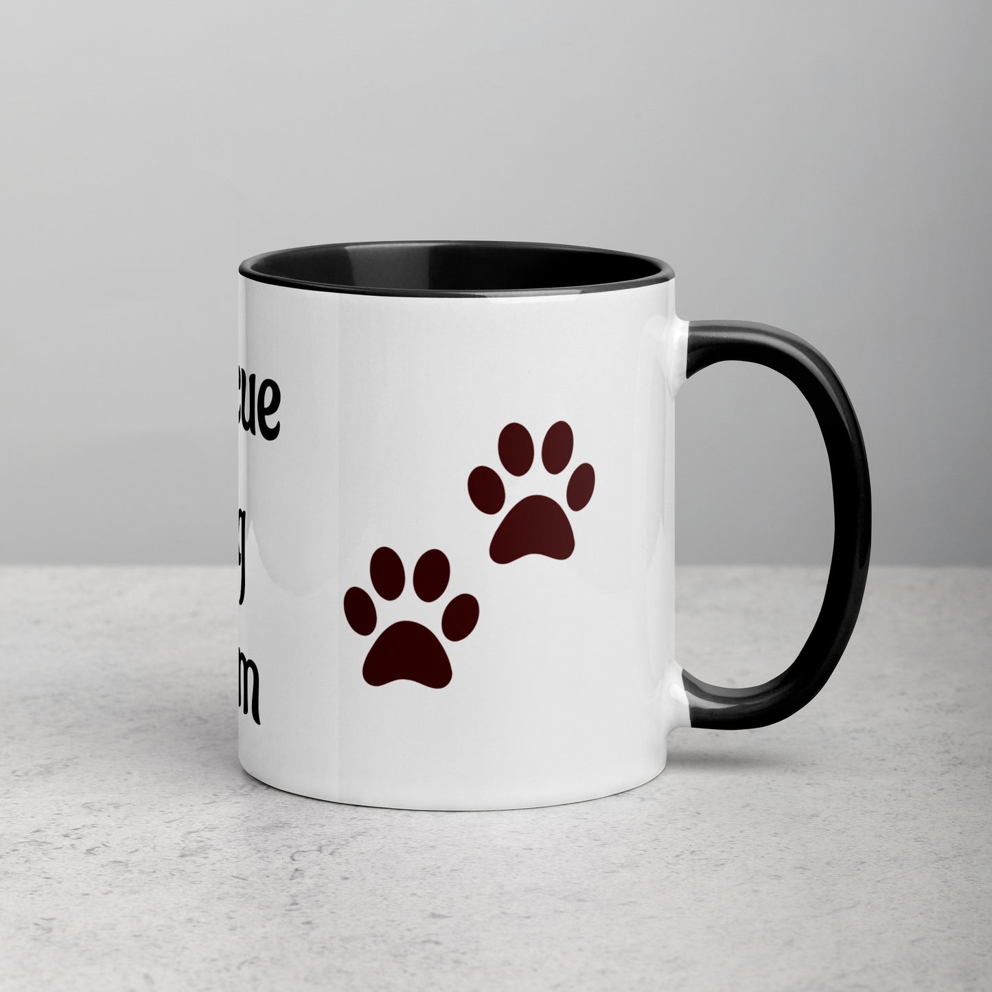 Rescue Dog Mom Mug