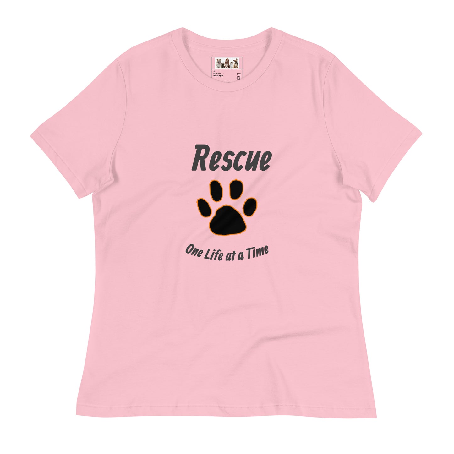 Rescue One Life at a Time Women's Relaxed T-Shirt