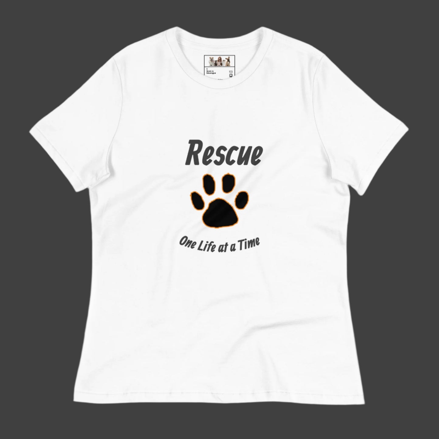 Rescue One Life at a Time Women's Relaxed T-Shirt